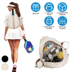 Pickleball Sling Bag For Men and Women Waterproof