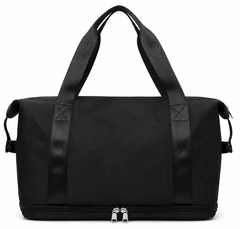 Large Expandable Gym Bag for Women with Shoe Compartment & Wet Pocket, Waterproof Travel Duffel Tote
