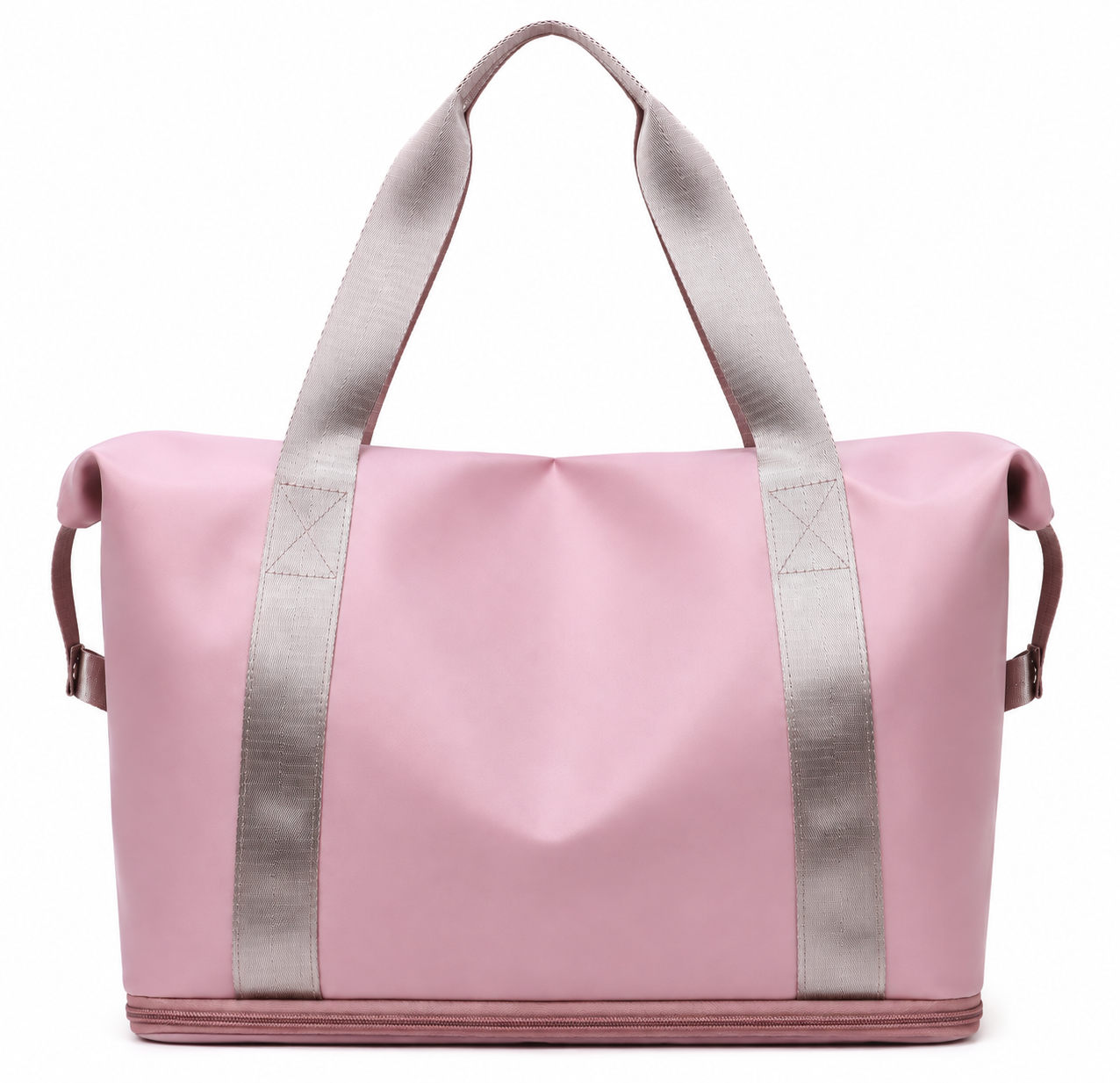 Large Expandable Gym Bag for Women with Shoe Compartment & Wet Pocket, Waterproof Travel Duffel Tote