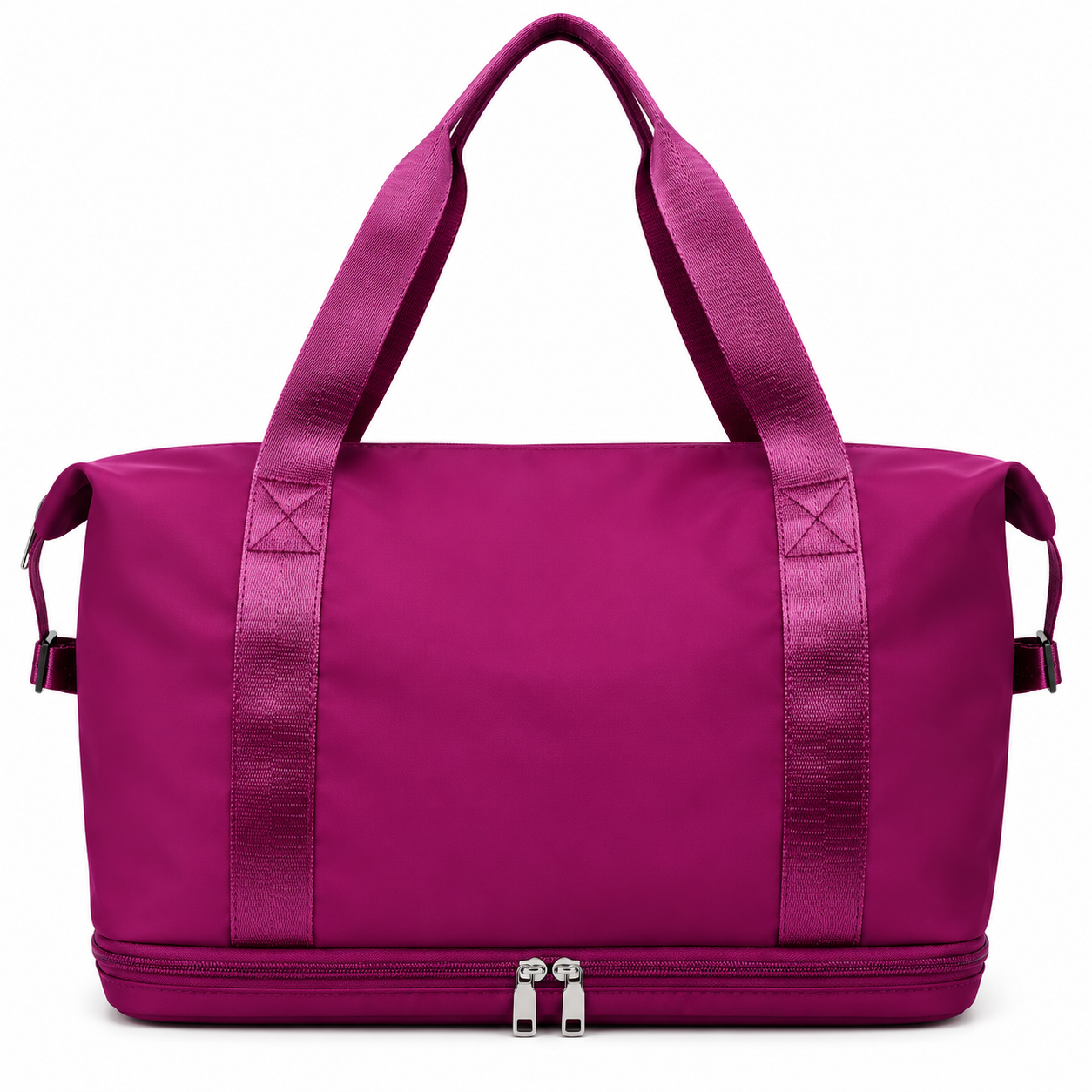 Large Expandable Gym Bag for Women with Shoe Compartment & Wet Pocket, Waterproof Travel Duffel Tote
