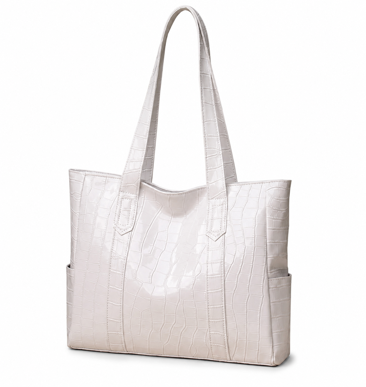 Crocodile Pattern PU Tote Bag for Women